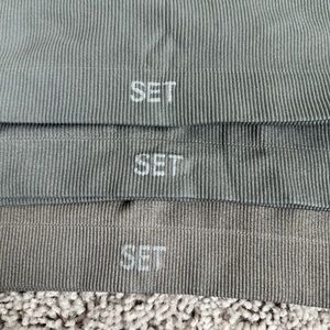 SET ACTIVE sports bra SCULPTFLEX, SET OF 3, grey, all size M/L